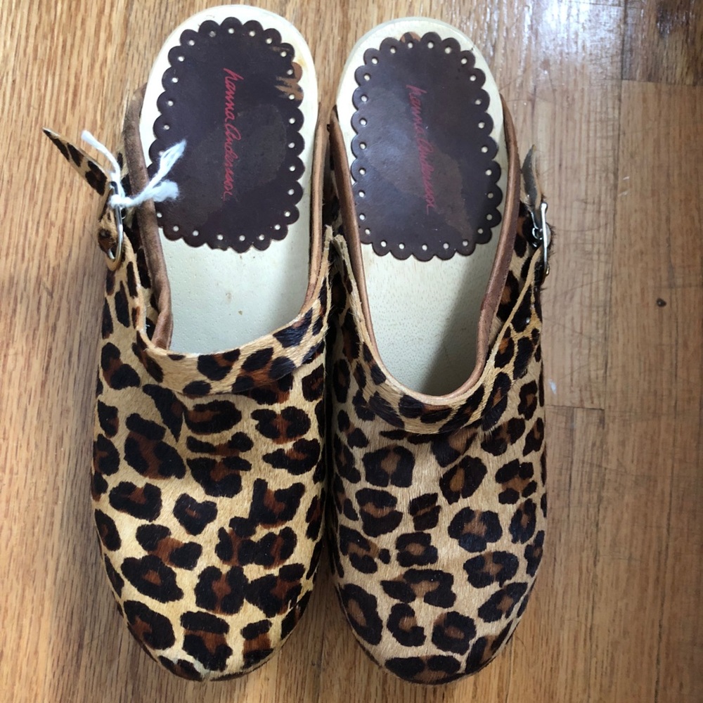 Cheetah Print Clogs
